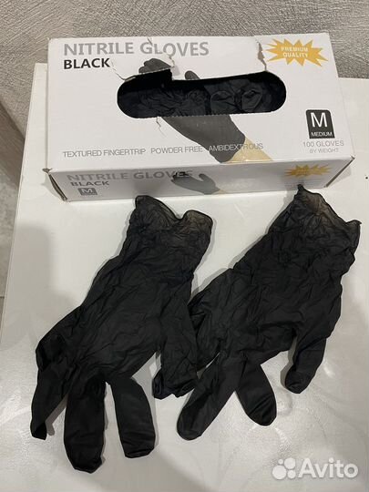 Перчатки нитриловые