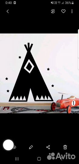 Наклейки на стену декор фото обои