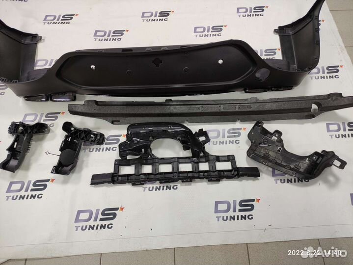 Диффузор + насадки AMG 63 Mercedes C253 купе