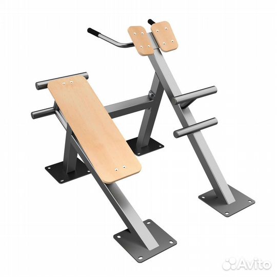 Тренажер Скамья для пресса + гиперэкстензия