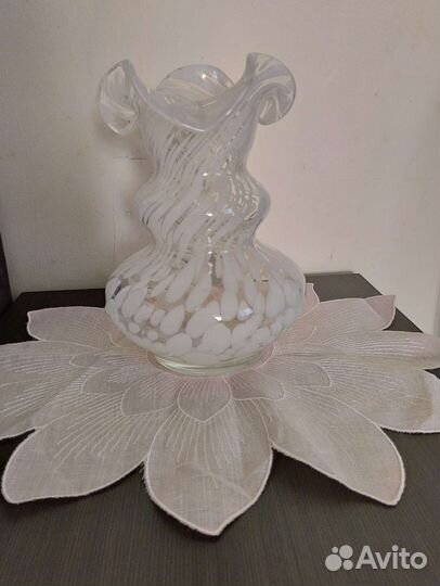 Ваза Гутное стекло СССР