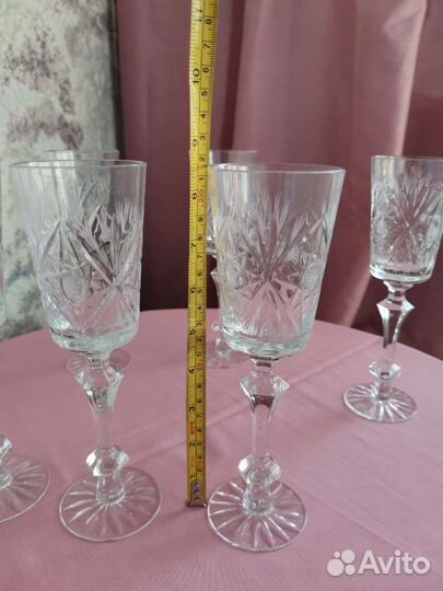 Бокалы хрустальные. СССР