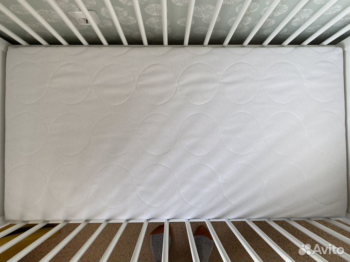 Матрас икея для детской кроватки 120х60x8