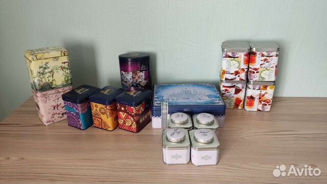 Металлические коробочки для чая