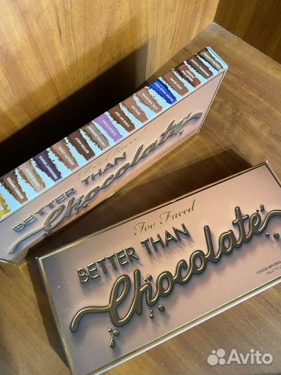 Too faced тени better than chocolate