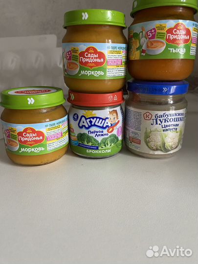 Детское фруктовое пюре