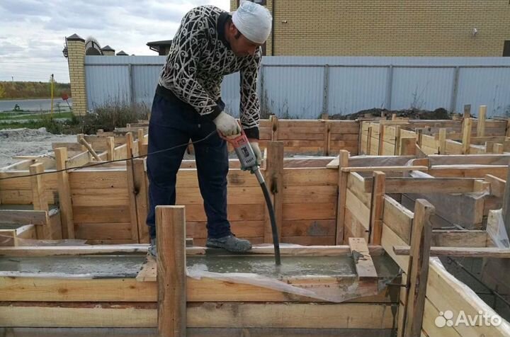 Строительство фундамента ремонт фундамента