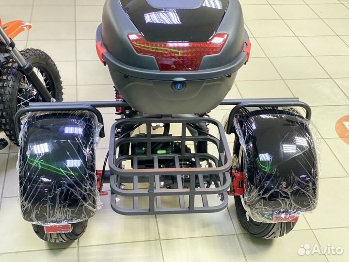Электроскутер White Siberia Pro Trike 3000W
