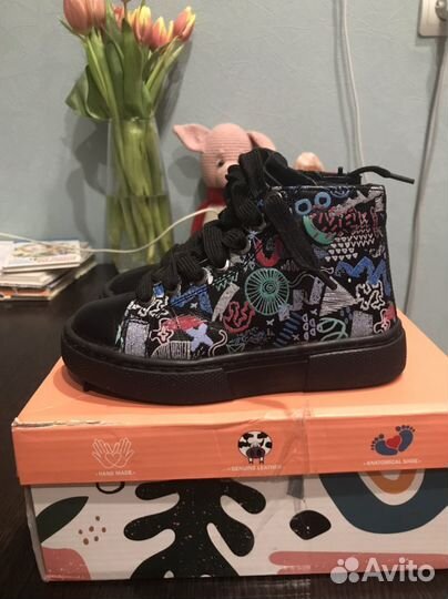 Ботинки демисезонные для девочки 27 размер