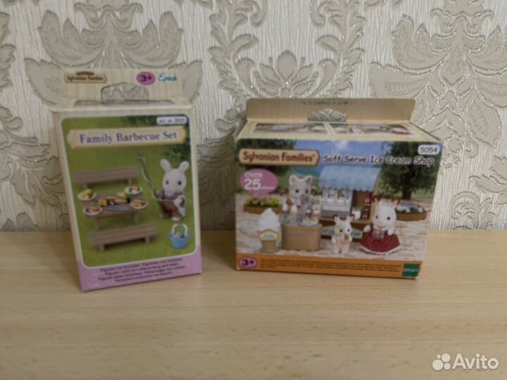 Sylvanian families наборы ярмарка и разные тележки