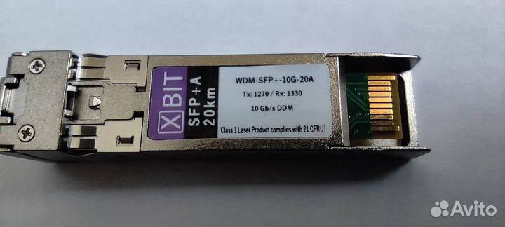 Оптический модуль xbit SFP + A 10G 20км