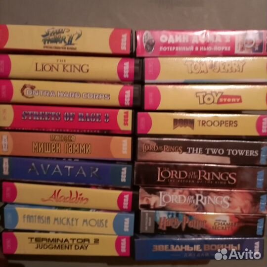 Картриджи на Sega \ Dendy