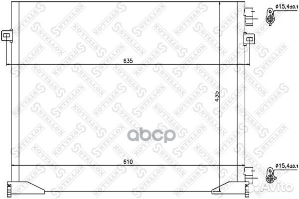 10-45635-SX радиатор кондиционера Renault Traf