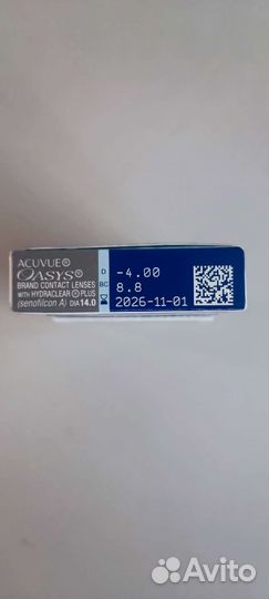 Линзы контактные acuvue oasys