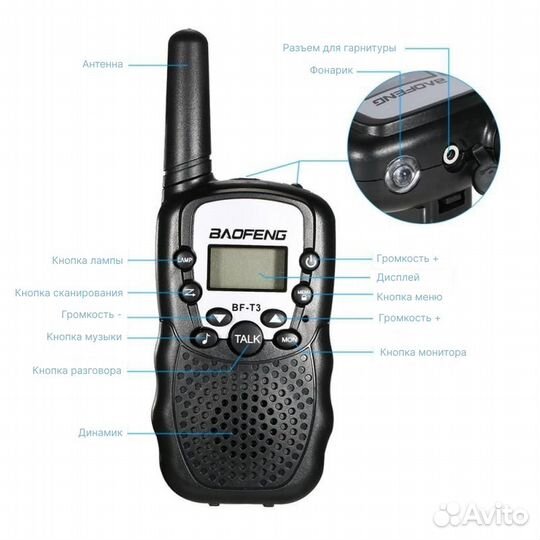 Рация Baofeng BF-T3