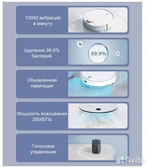 Робот-пылесос Xiaomi Mop Pro 2