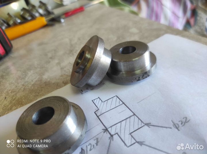 Насадка на вал китайских точил с валом 12.7 мм