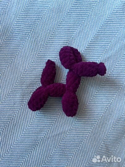Вязаная игрушка Собака