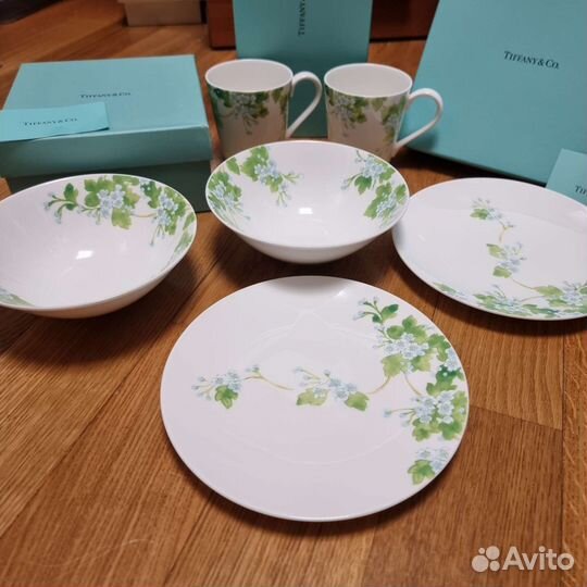Набор столовой посуды Tiffany Leaves