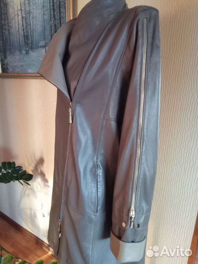 Куртка кожаная 56-58 размера