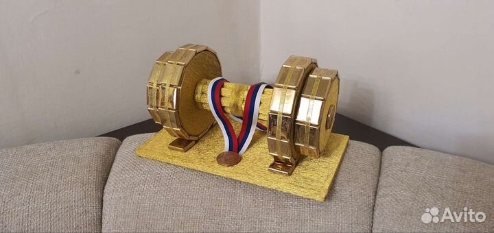 Сладкий подарок-гантеля, мужу, спорстмену, тренеру