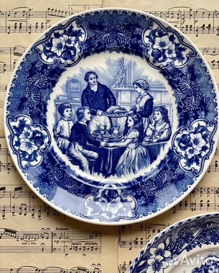 Тарелки винтажные декоративные в ассортименте