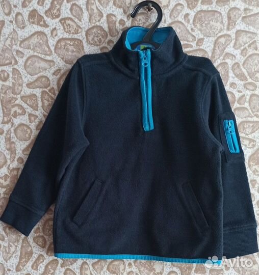 Флисовая толстовка мальчику 2-3 года, 92-98 см