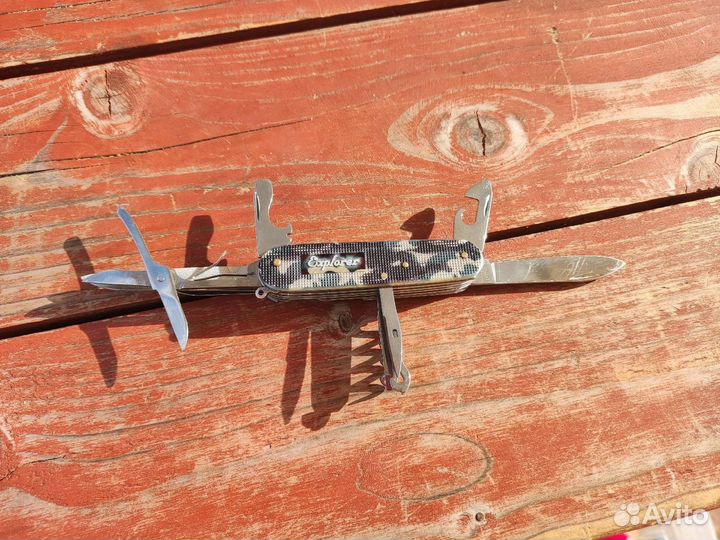 Нож складной карманный 12 предметов Explorer