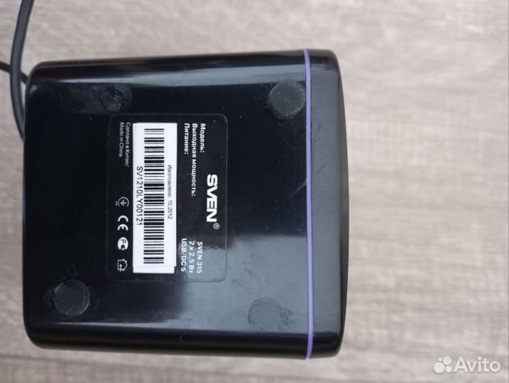 Акустические колонки sven 315 usb 2.0