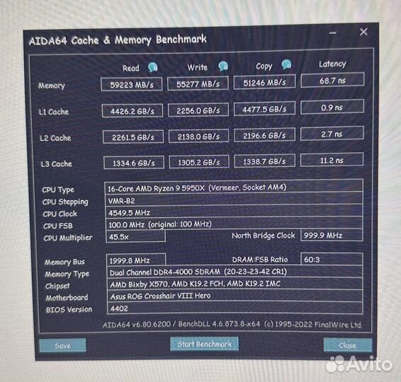 Thermaltake DDR4 4000 мгц 16Gb CL19