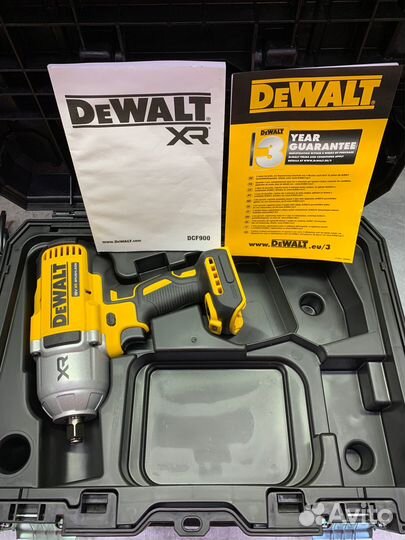 Гайковерт dewalt DCF900NT(18В) тушка в кейсе