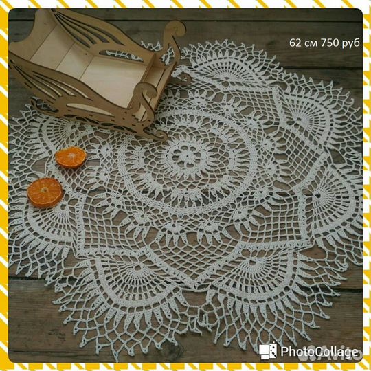 Салфетки крючком