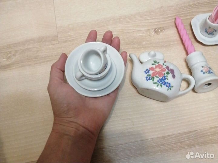 Кукольная посуда форфор