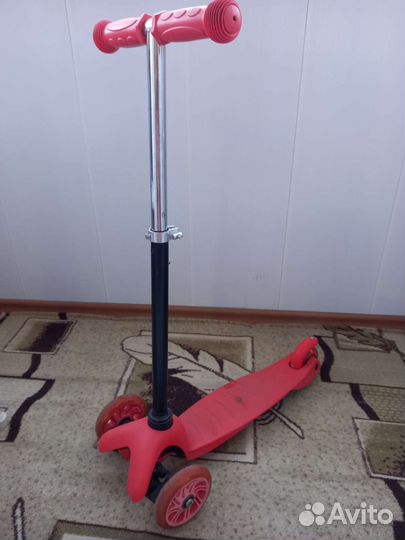 Самокат детский трехколесный бу