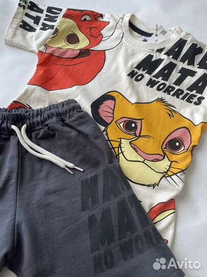 Костюм детский летний Zara 116,128