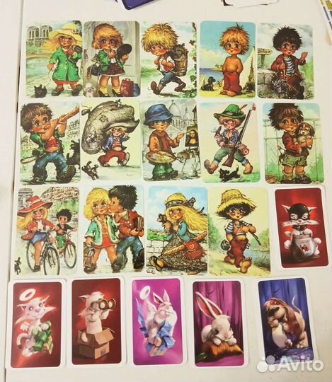 Карманные календари. Рисунки, открытки #2