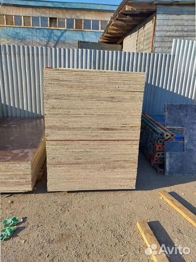 Фанера ламинированная новая и бу