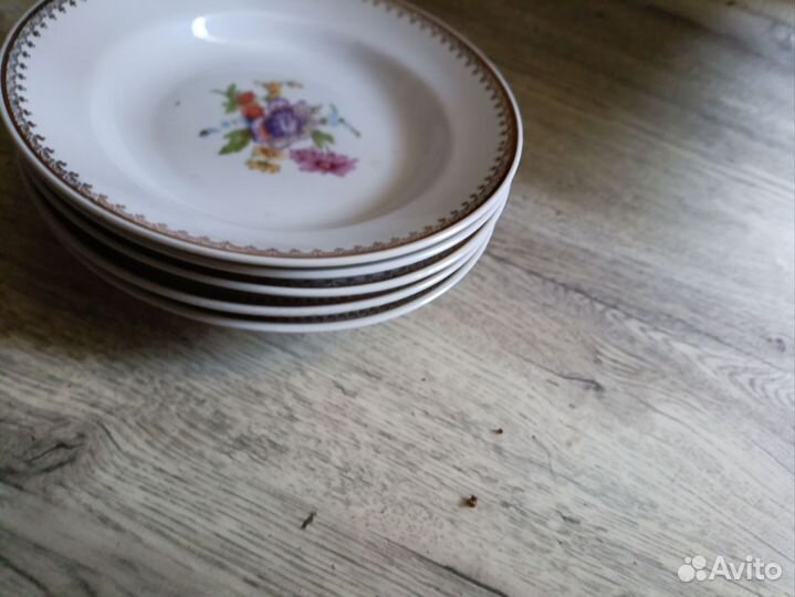 Тарелки суповые дулево СССР 6 шт