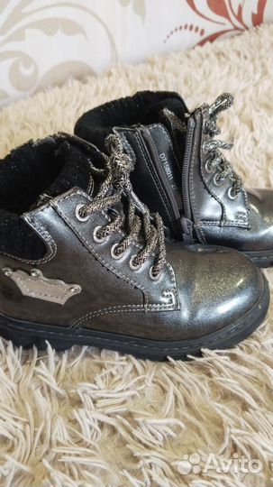 Ботинки демисезонные для девочки 27 размер