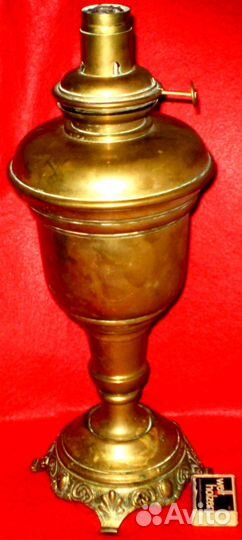 Большая керосиновая лампа Германия 1910-х гг