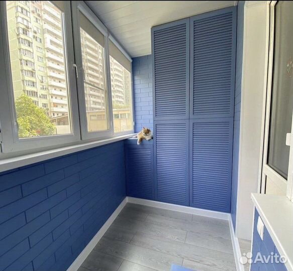 Шкафы на балкон под ключ