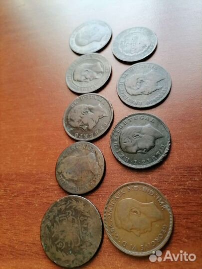 9 монет старой Европы