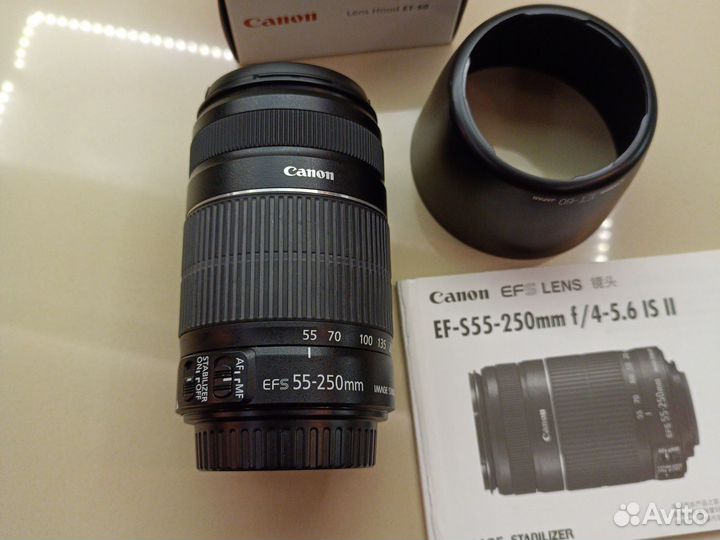 Объектив canon ef-s 55-250mm