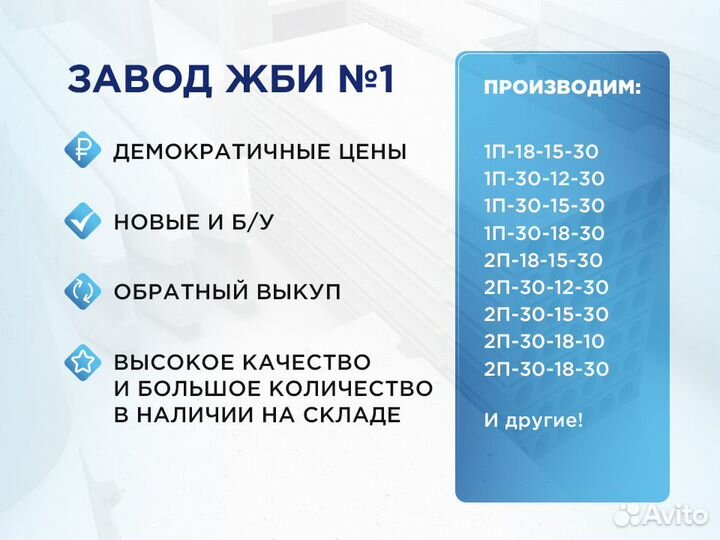 Плиты дорожные новые