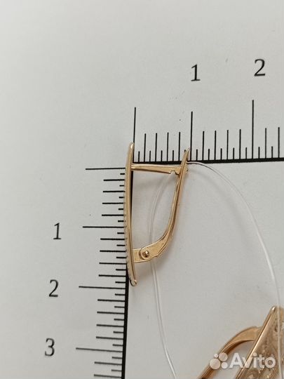 Золотые серьги 585 проба. Арт121