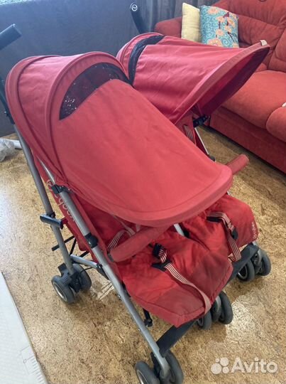 Коляска трость для двойни cybex twinyx