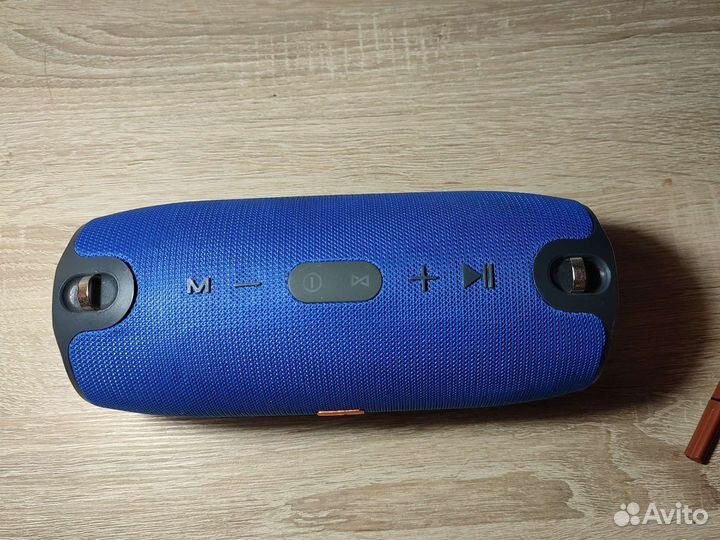 Блютуз колонка большая синяя