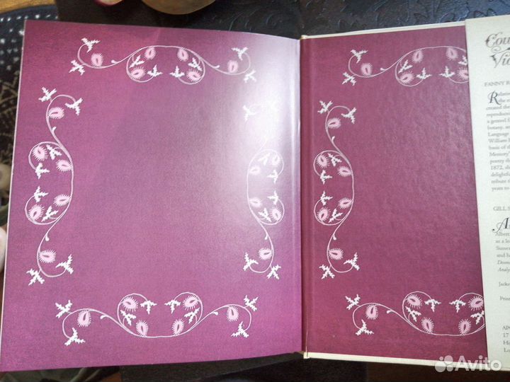 Книга Country Flowers of a Victorian Lady винтаж