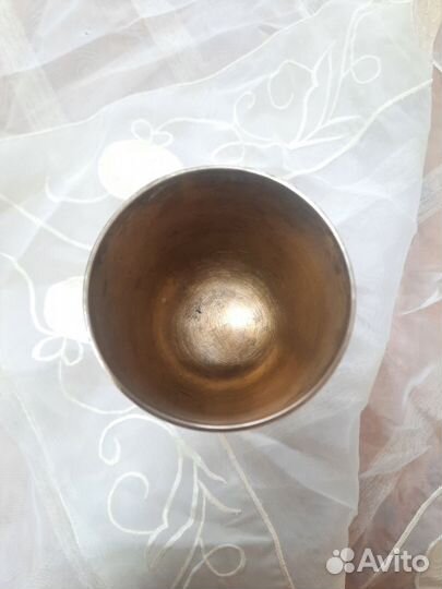 Бокал латунь