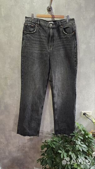 Джинсы широкие zara 38